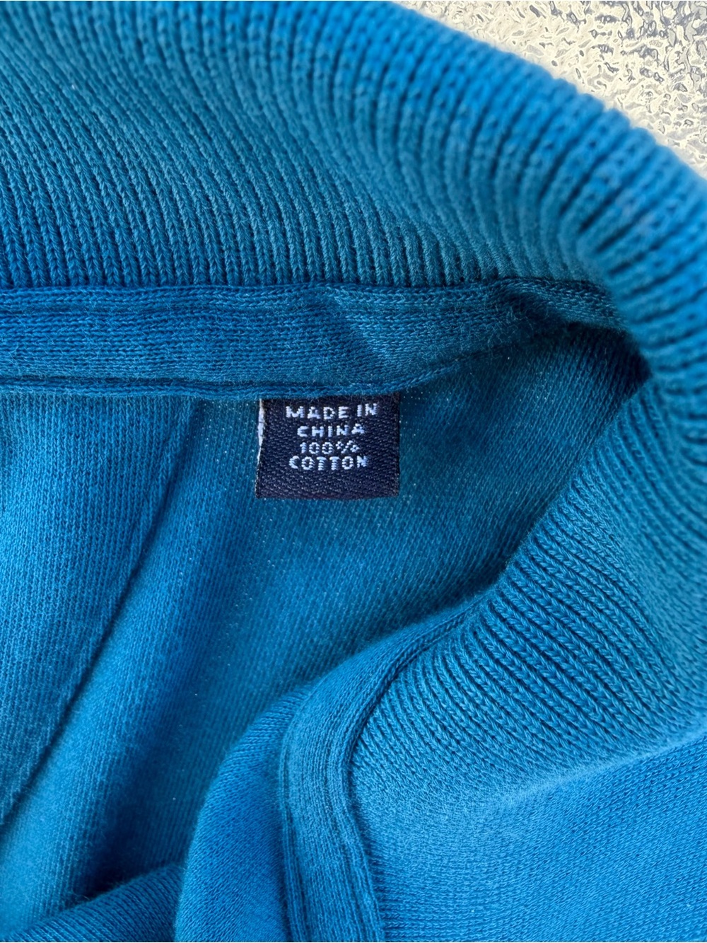 Nautica Teal Blue Classic Fit Cotton Deck Polo Shirt ~ Men’s Medium - Picture 6 of 8